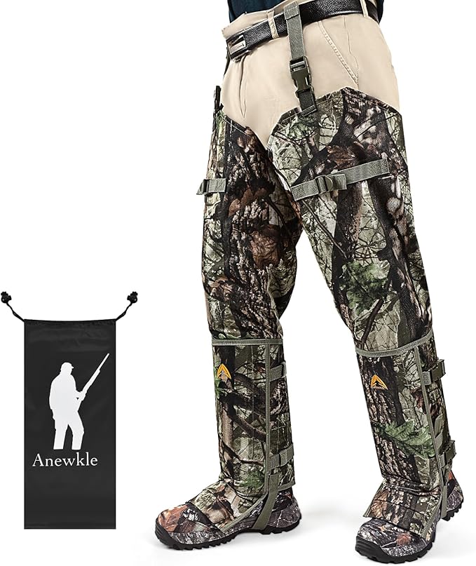 Snake Guard Chaps Waterproof Snake Chaps for Hunting Snake Bite Protection Gear Adjustable Size