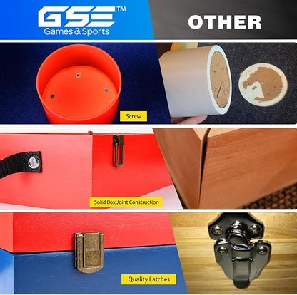 GSE Games & Sports Expert Premium Wood Washer Toss Game Set with 8 Washers with Bottle Opener for