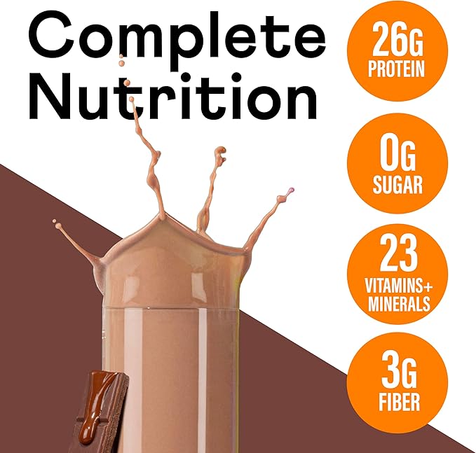 OWYN Only What You Need Protein Shake, High Protein Complete Nutrition Drink, Chocolate, 12 Fl Oz