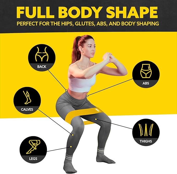 Fabric Resistance Bands for Legs - Workout Bands Resistance Bands for Men and Women - Booty Bands