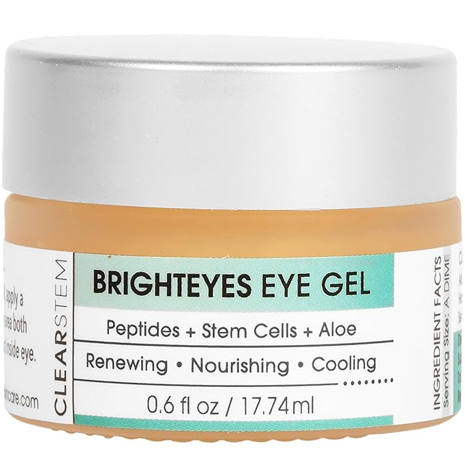 CLEARSTEM - BRIGHTEYES - Eye Gel - Nourishing Eye Cream - Lip Renewal - Cooling Gel - Stem Cells