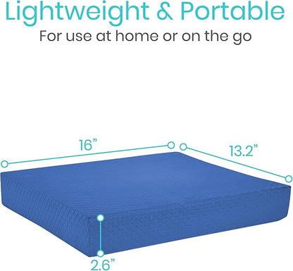 Vive Balance Pad - Foam Large Yoga Mat Trainer for Physical Therapy, Stability Workout, Knee and