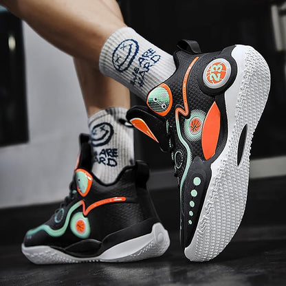 Boys Basketball Shoes Breathable Indoor Athletic Shoes Youth Outdoor Fashion Sneakers Comfortable