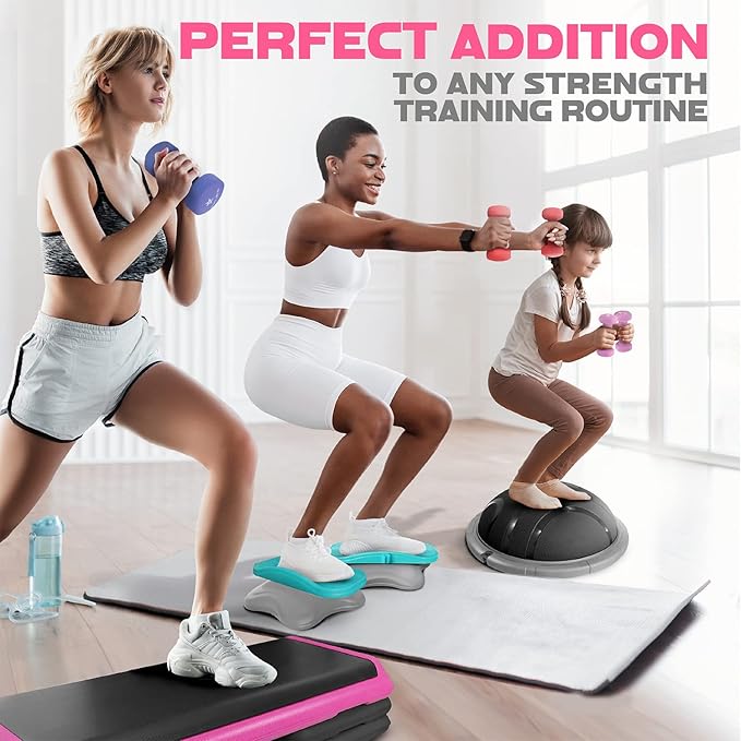 Yes4All Neoprene Coated Dumbbell Hand Weight Sets of 2 - Multiple Weight Options with 15 Colors