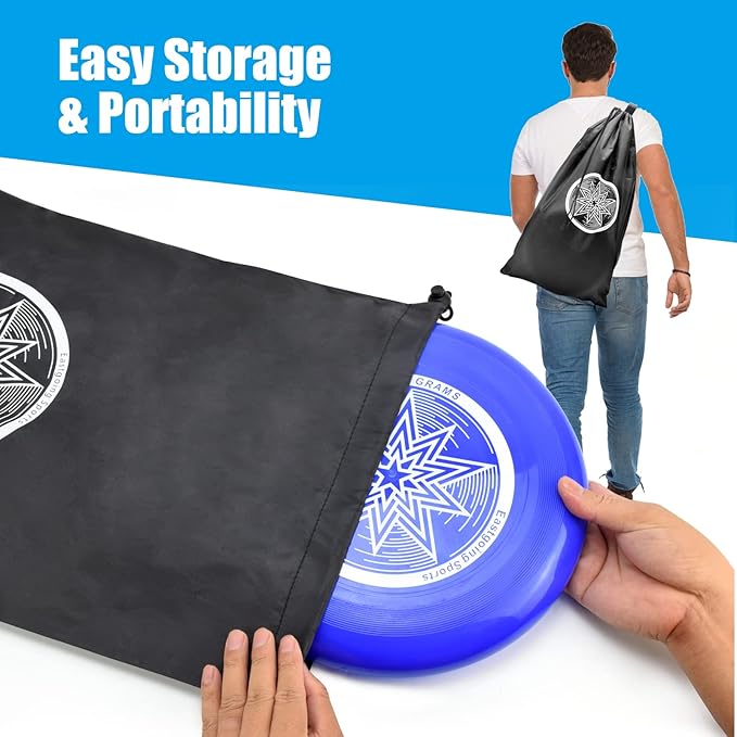 Eastgoing Outdoor Flying Disc Game Set, Bottle Game with Height Adjustment Button und Score
