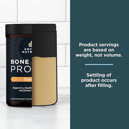 Ancient Nutrition Grass Fed, Cage Free, Bone Broth Protein Powder, 20g Protein, Hydrolyzed Collagen