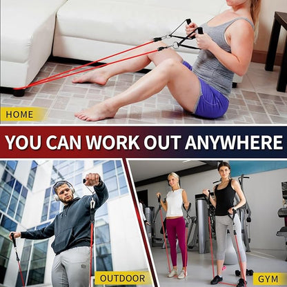 WHATAFIT Resistance Bands, Exercise Bands，Resistance Bands for Working Out, Work Out Bands with