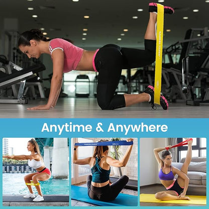 Resistance Bands, Pull Up Bands, Workout Bands for Exercise, Thick Heavy Resistance Band Set with