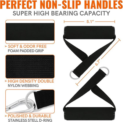 Aihoye Resistance Bands for Working Out, Exercise Bands with Handles, Stretch Bands for Exercise