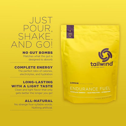 Tailwind Nutrition Endurance Fuel, Carbohydrate & Electrolyte Sports Drink Mix Powder, Gluten-Free