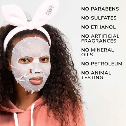 FACETORY K Beauty Face Mask Skin Care - Everyday ALMOND Skin Strengthening Sheet Mask | Plant-Based