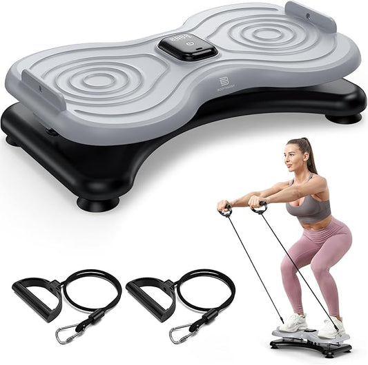 New Waist Twist Board with LCD Display and Resistance Bands, Ab Twister Machine for Abs Workout