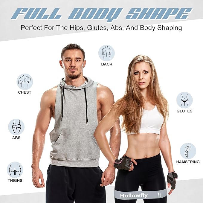 12 Pcs Latex Resistance Loop Exercise Bands for Booty Workout Stretch Exercise Bands Non Slip for