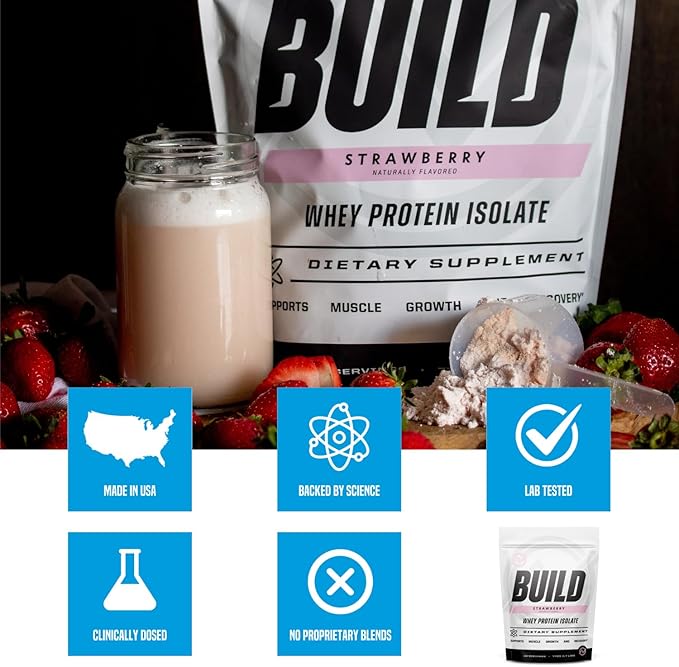 Outwork Nutrition Whey Isolate Protein Powder - Accelerates Muscle Building & Recovery - Low