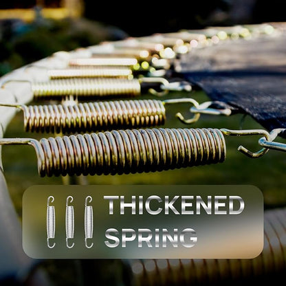 7 Inch Trampoline Springs 36 Pack Replacement Trampoline Springs with T-Hook Heavy Duty Stainless