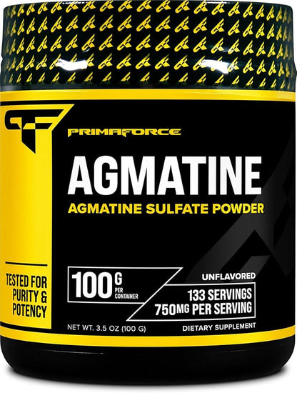 Primaforce Agmatine Sulfate Powder Supplement, 100 Grams ??Promotes Nitric Oxide