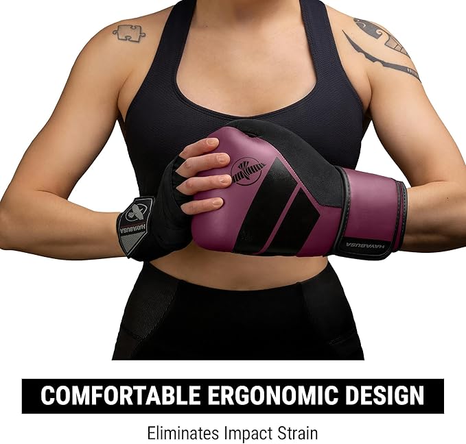Hayabusa S4 PU Leather Boxing Gloves for Men, Women & Kids, 10oz, 12oz, 14oz, 16oz, Training