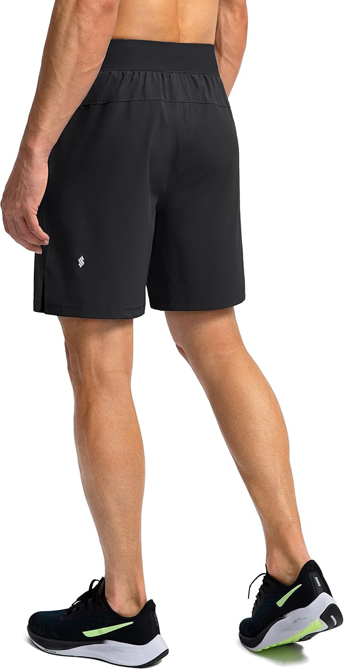 Men's Running Shorts with Zipper Pockets 9 Inch/ 7 Inch / 5 Inch Lightweight Quick Dry Gym Workout
