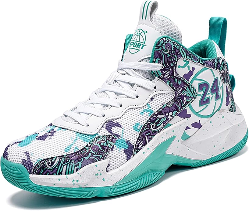 Boys Basketball Shoes Breathable Indoor Athletic Shoes Youth Outdoor Fashion Sneakers Comfortable