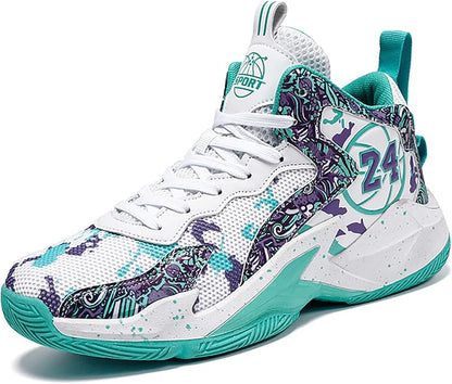 Boys Basketball Shoes Breathable Indoor Athletic Shoes Youth Outdoor Fashion Sneakers Comfortable