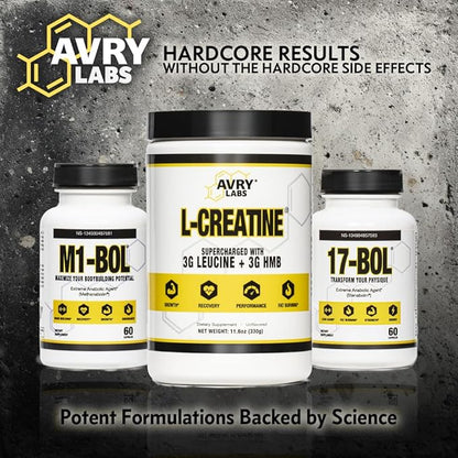 Avry Labs Extreme Anabolic Supplement ??Pre-Workout Dietary Supplement, Lean Muscle Builder & Fat