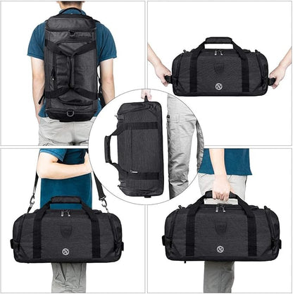 Gym Duffle Bag Backpack Waterproof Sports Duffel Bags Travel Weekender Bag for Men Women Overnight