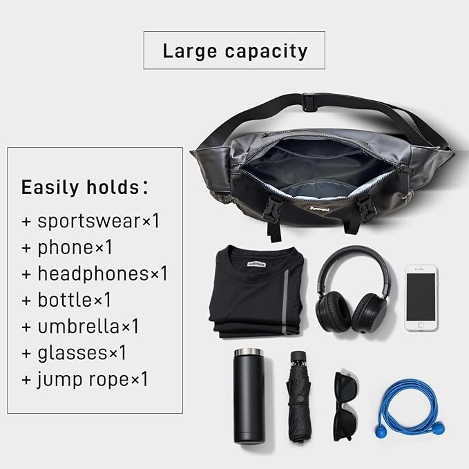 Small Sports Bag Waterproof Ultra-Light Gym Duffle for Men & Women Compact Mini Crossbody Bags