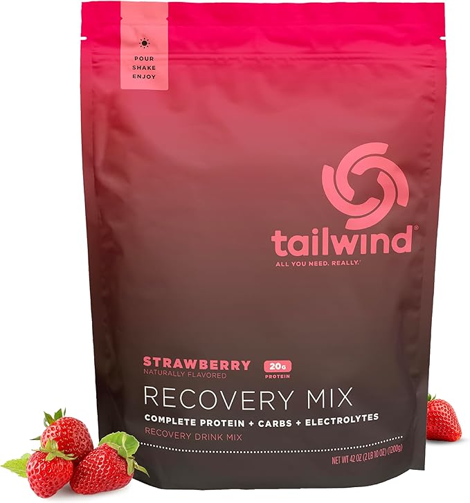Tailwind Nutrition Recovery Mix, 20 Grams Complete Protein, Carbohydrates, and Electrolytes Powder