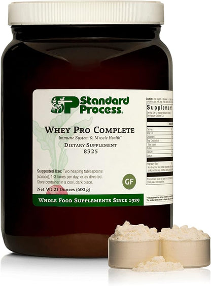 Standard Process Inc. Whey Pro Complete - Whole Food Immune Support with Colostrum, Chicory Root