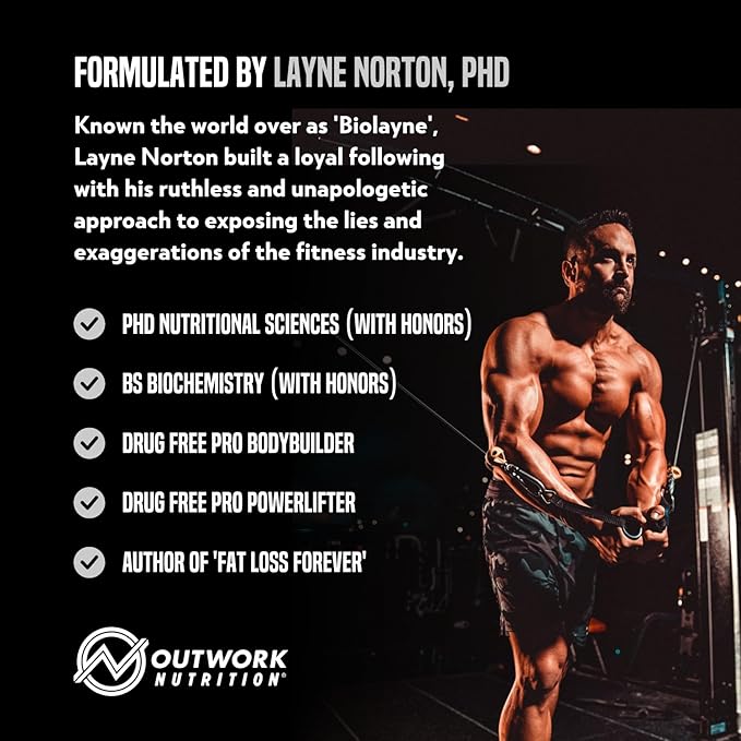Outwork Nutrition Whey Isolate Protein Powder - Accelerates Muscle Building & Recovery - Low