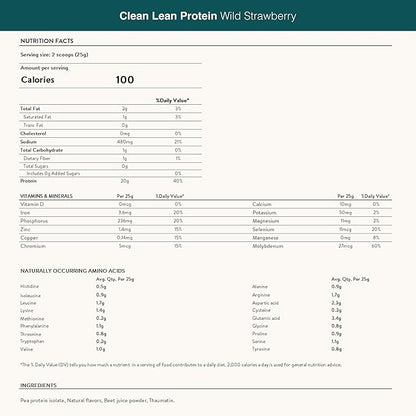 Nuzest - Pea Protein Powder - Clean Lean Protein, Premium Vegan Plant Based Protein Powder, Dairy