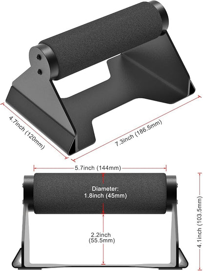Kipika Push Up Bars, Pushup Stands, Ergonomic Wooden Handles, Anti-slip Rubber Base Pads