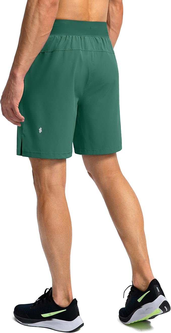 Men's Running Shorts with Zipper Pockets 9 Inch/ 7 Inch / 5 Inch Lightweight Quick Dry Gym Workout