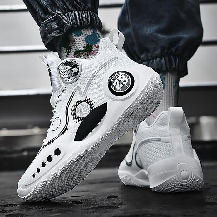 Boys Basketball Shoes Breathable Indoor Athletic Shoes Youth Outdoor Fashion Sneakers Comfortable