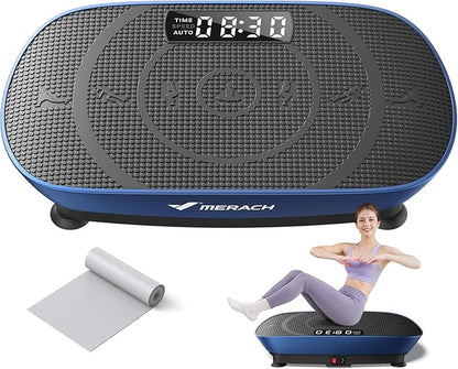 MERACH Vibration Plate Exercise Machine, Whole Body Workout Equipment for Women, Bluetooth and