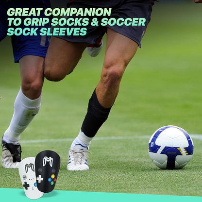 MiniGuards - Mini Shin Guards for Soccer Players - Tiny Shin Pads for Men, Women, Teens - Miniature