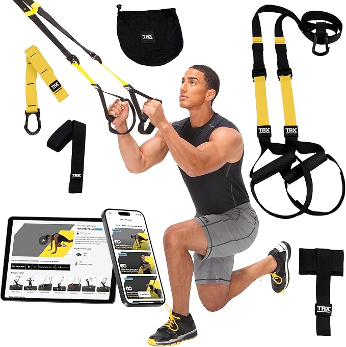 TRX PRO3 Suspension Trainer System, Durable Design for Cross-Training, Weight Training, HIIT