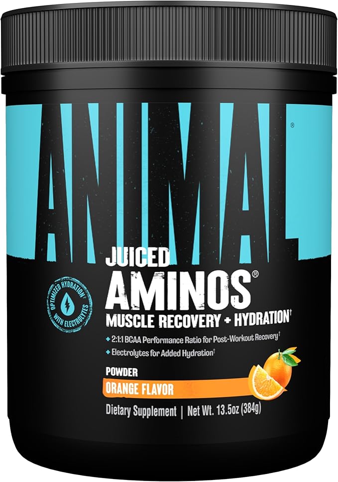 Animal Juiced Amino Acids - BCAA Powder EAA Matrix Plus Hydration with Electrolytes and Sea Salt