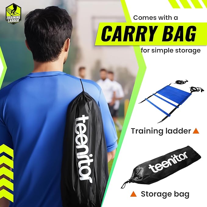 Teenitor Agility Ladder Speed Ladder Training Ladder for Soccer, Speed, Football Fitness Feet
