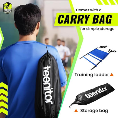 Teenitor Agility Ladder Speed Ladder Training Ladder for Soccer, Speed, Football Fitness Feet