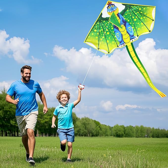 YongnKids Kite for Kids Age 4-8 8-12, Large Kites for Boys Adults Easy to Fly & Assemble, with