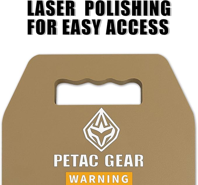 PETAC GEAR Tactical Weights Plates For Weighted Vest For Men Workout,5/10/15/20 LBS Weight Strength