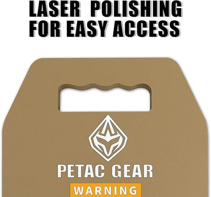 PETAC GEAR Tactical Weights Plates For Weighted Vest For Men Workout,5/10/15/20 LBS Weight Strength