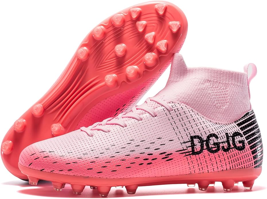 Youth Soccer Cleats Mens Training Football Cleats Lightweight Womens High-top Soccer Shoes AG