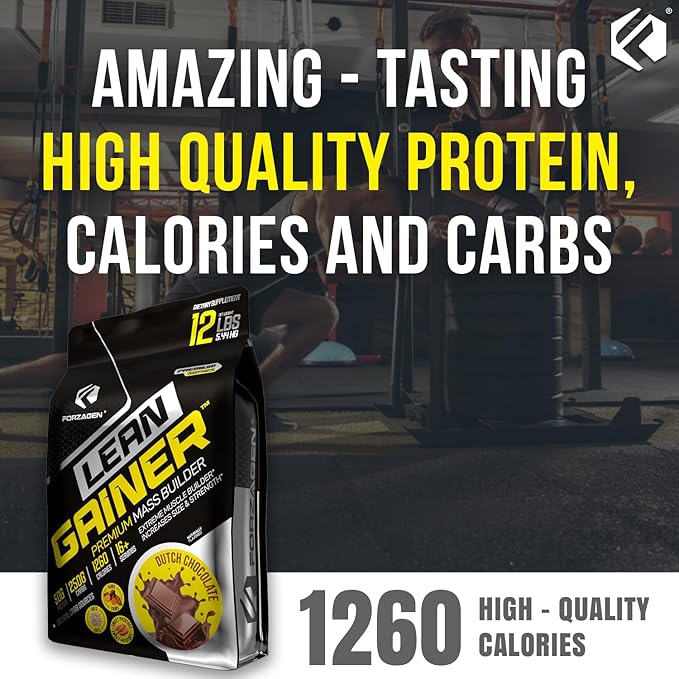 Forzagen Lean Gainer Premium Mass Builder | Mass Gainer Protein Powder for Men & Women | High