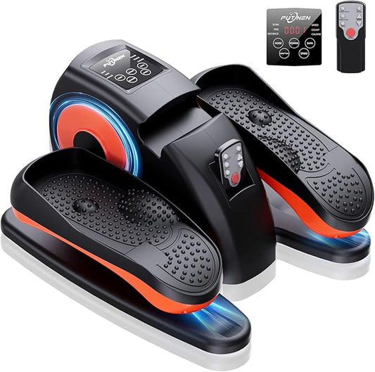 Under Desk Elliptical Machine, Electric Ellipse Leg Exerciser as Seen on Tv for Seniors with 12