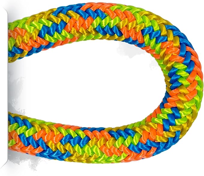 Pelican Rope Arborist Rope 11.8mm x 300Ft High-Strength 24-Strands Static Climbing Rope | 7,000 lb