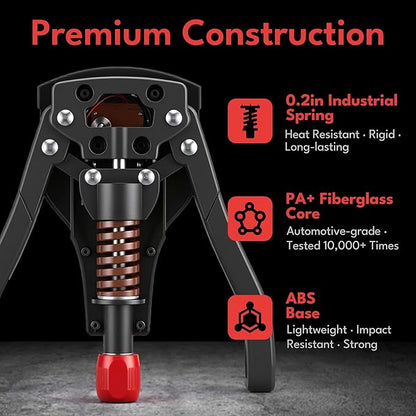 Thigh Master, 0–132lbs Adjustable Resistance, 3-in-1 Pelvic Floor Exercise Devices, Inner Thigh