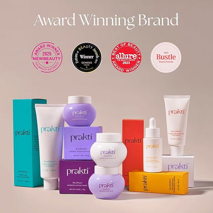 Prakti SundaSkin Essential Hydrating Serum, Firms, Smooths & Evens Skin Tone with Niacinamide &