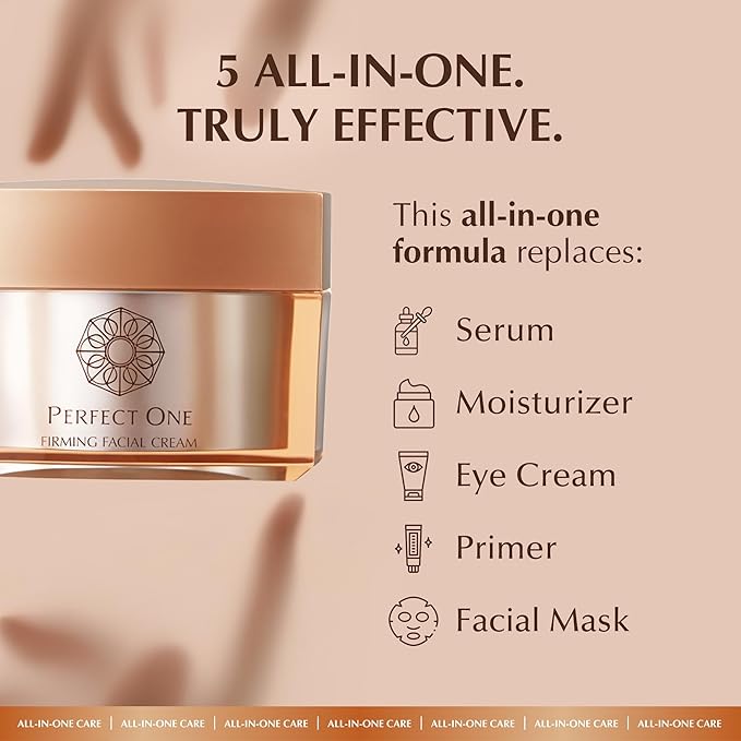 PERFECT ONE Firming Facial Cream - Helps The Skin Appear Firmer & Brighter - All-in-One Ultra